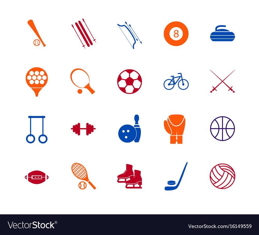 Sport Icon Set - Diverse Activities