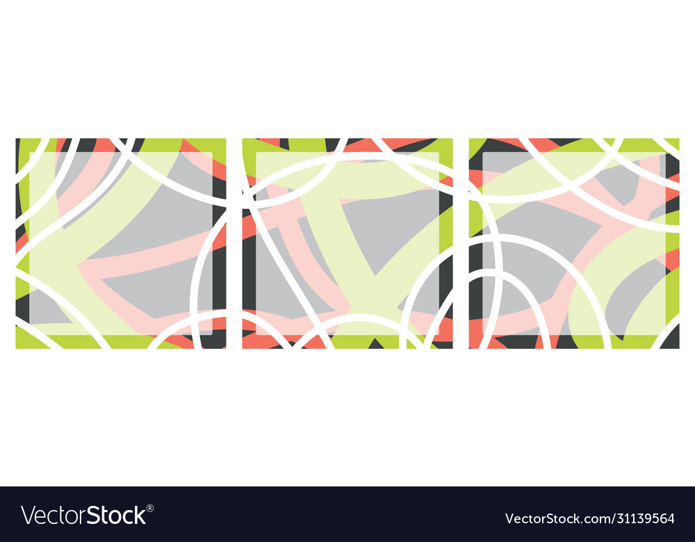 A set square backgrounds with an abstract vector image A set square backgrounds with an abstract