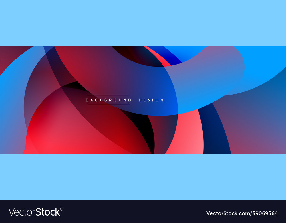 Abstract overlapping lines and circles geometric Vector Image Abstract overlapping lines and circles geometric