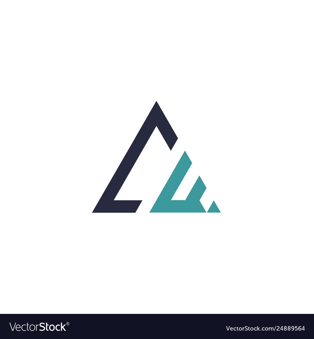 CW Triangle Initial Logo