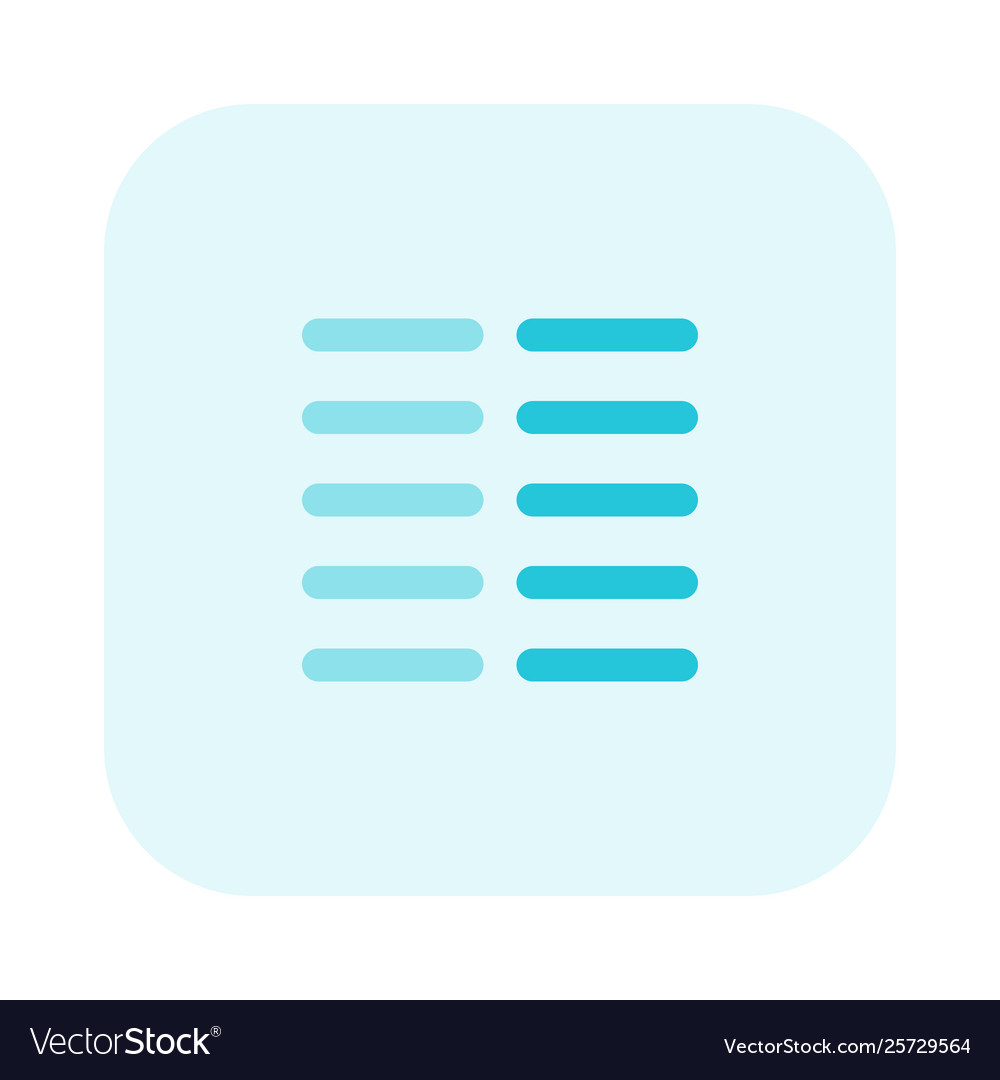 Double column rows table document-sheet template