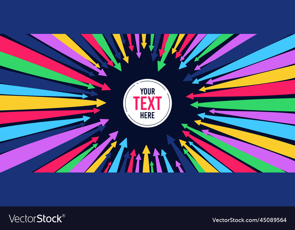 Focus arrows pointing to the center dynamic arrow vector image Focus arrows pointing to the center dynamic arrow