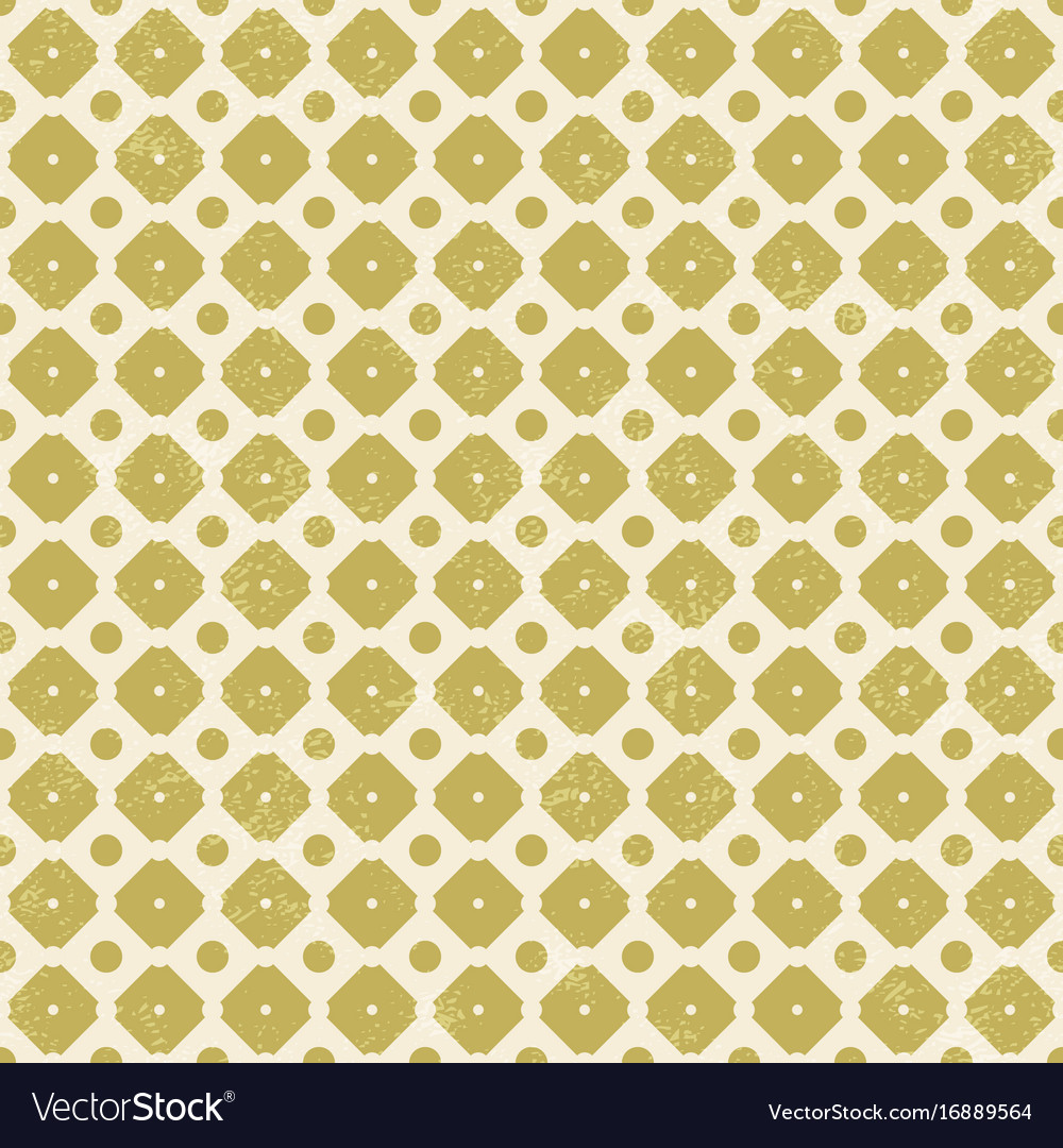 Pattern in retro style on grunge background