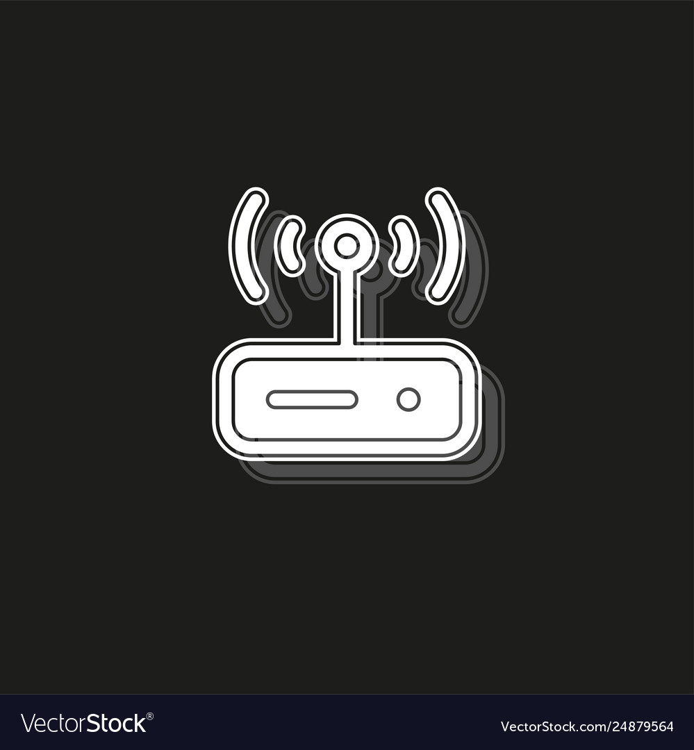 Router modem computer technology internet Vector Image Router modem computer technology internet