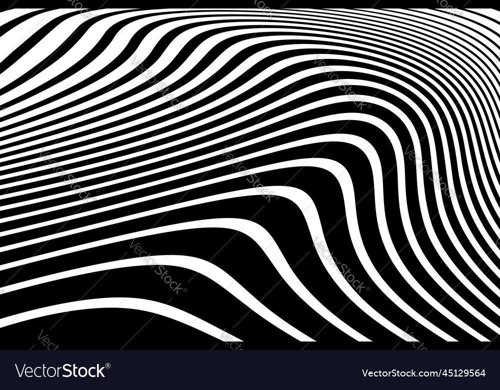 Wavy lines pattern Royalty Free Vector Image - VectorStock