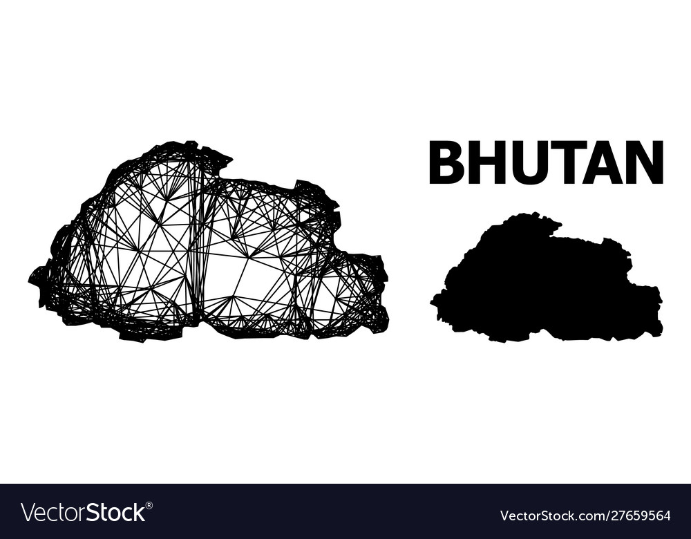 Web map bhutan