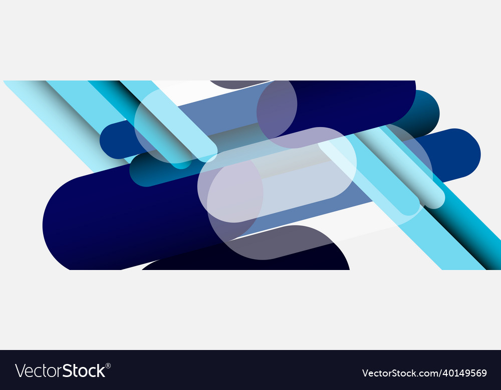 Abstract background round shapes lines vector image Abstract background round shapes lines