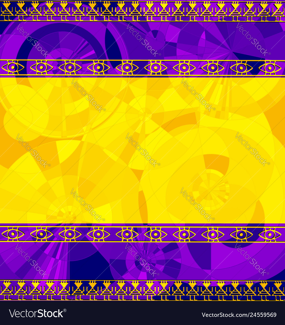 Abstract Frame with Weaving Lines
