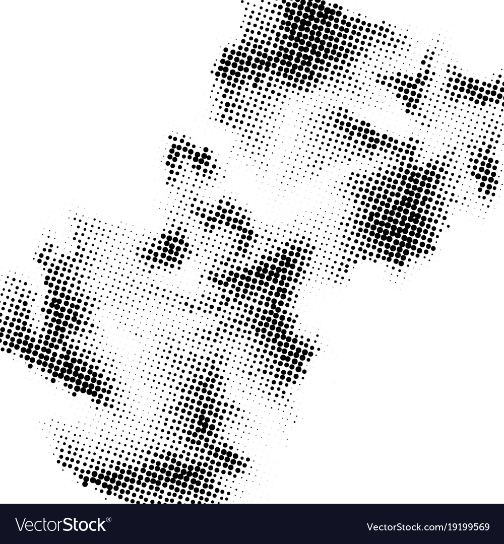 Abstract Halftone Dot Pattern