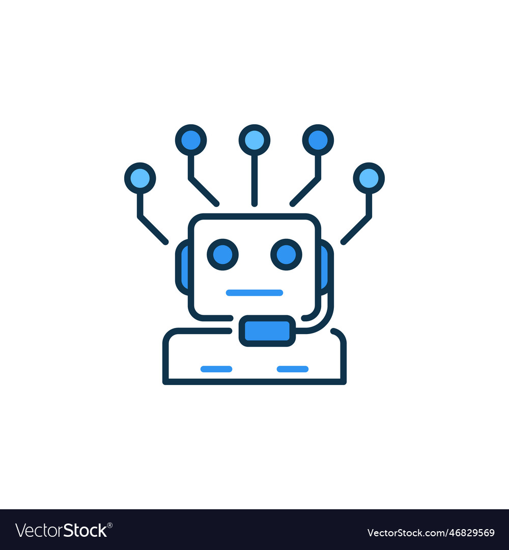 Artificial intelligence robot chatbot ai vector image Artificial intelligence robot chatbot ai