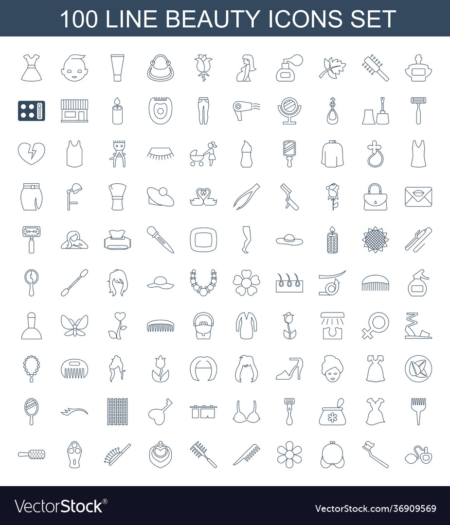 Schönheit Icons