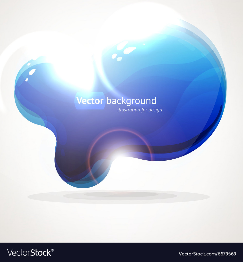 Blue blob background