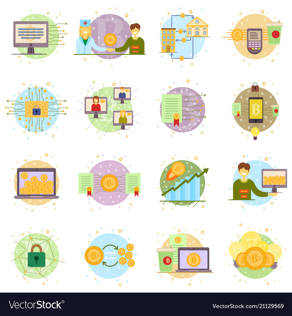 Cryptocurrency process and mining set