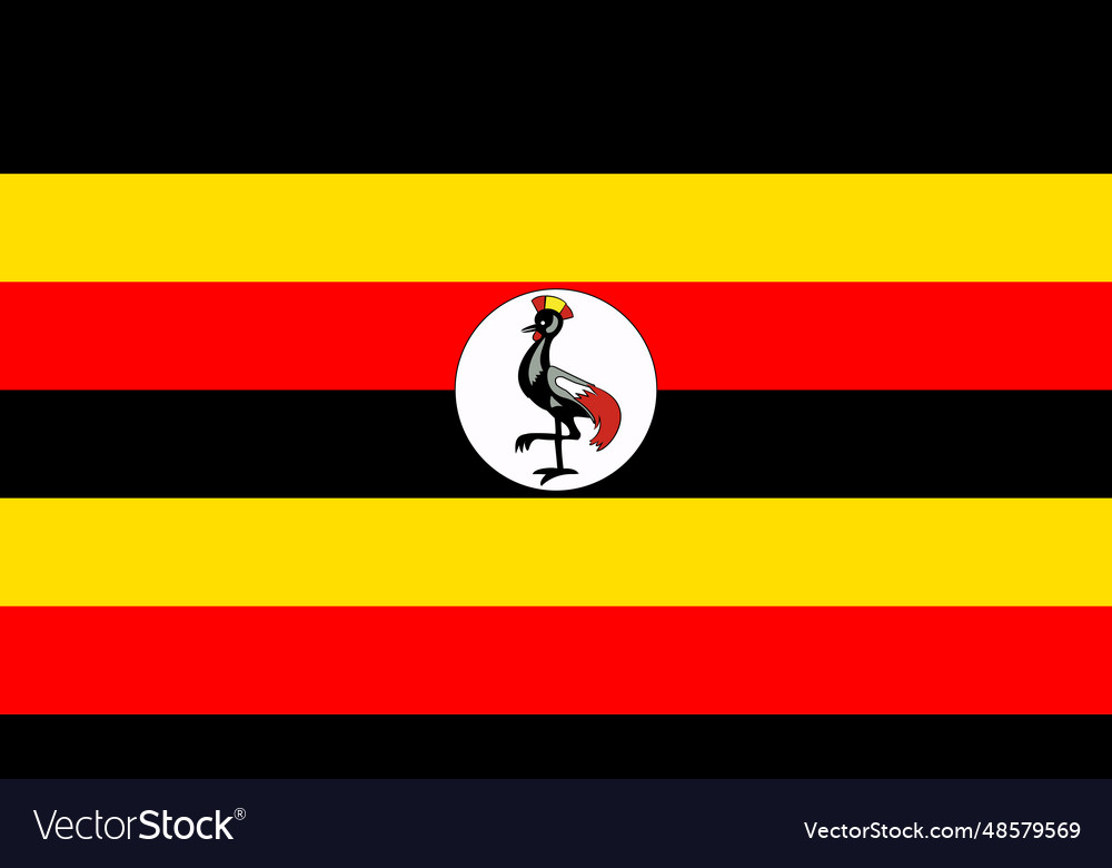 Flagge Aufkleber Auto uganda Aufkleber