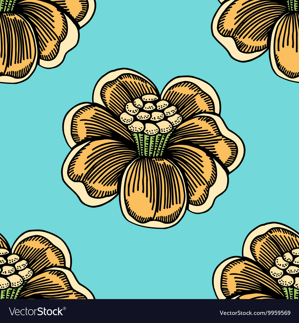 Flower pattern background