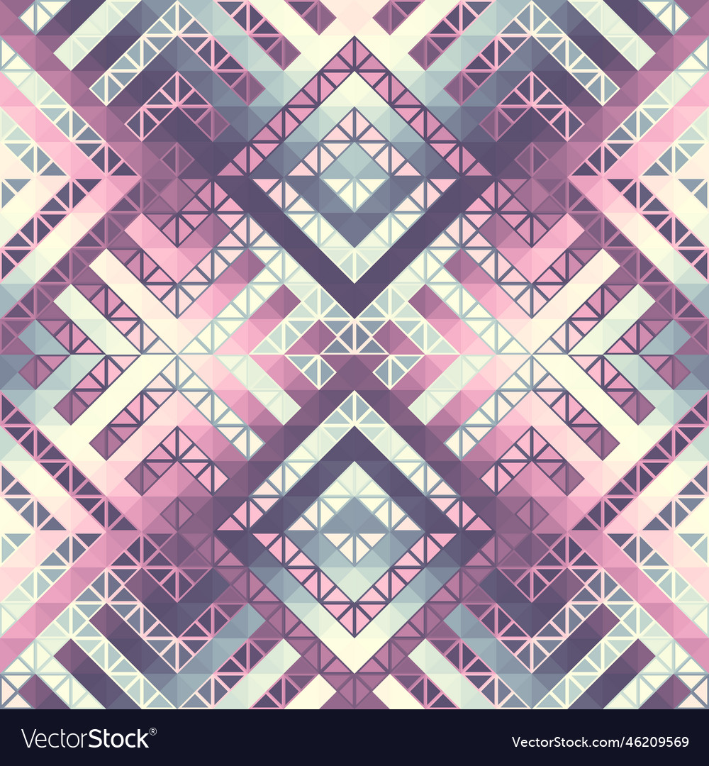 Geometric abstract triangles pattern seamless