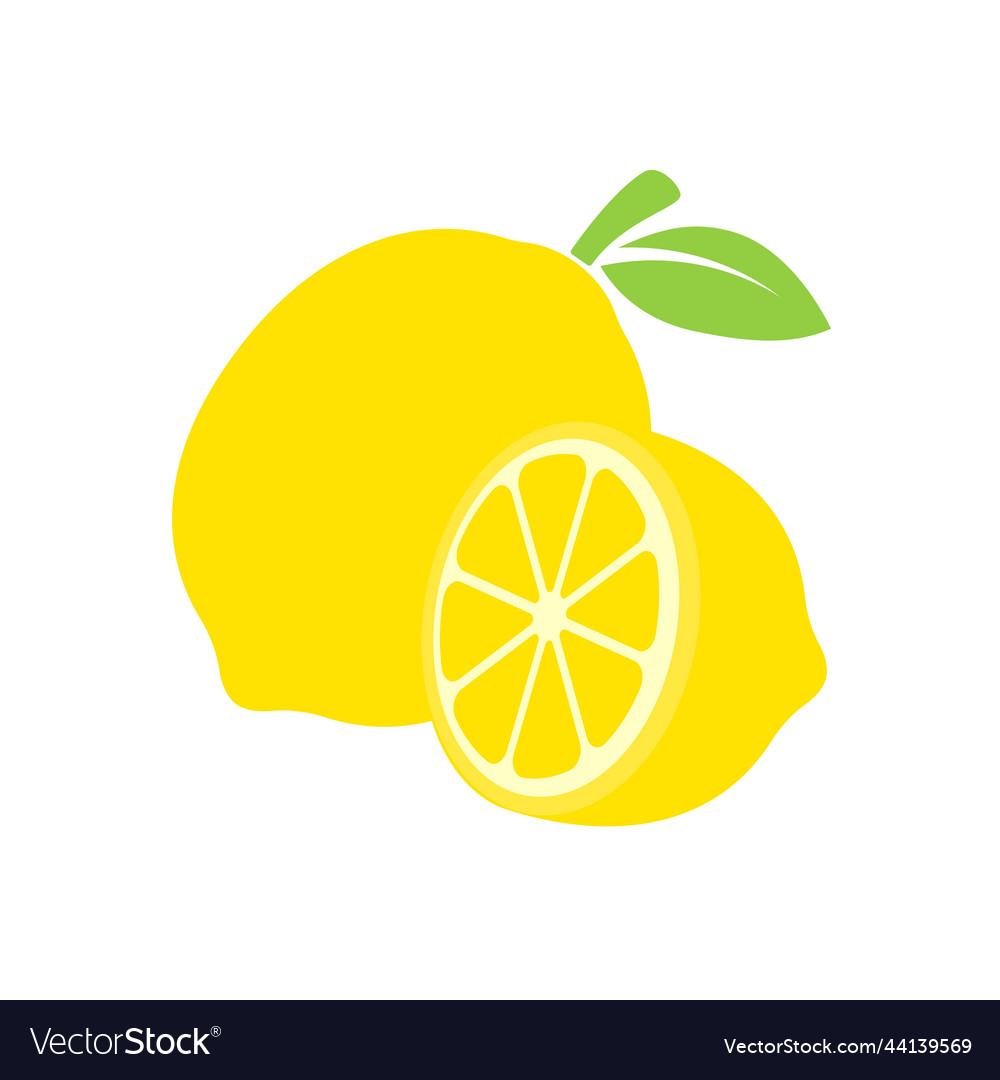 Yellow lemon is a fruit that sour