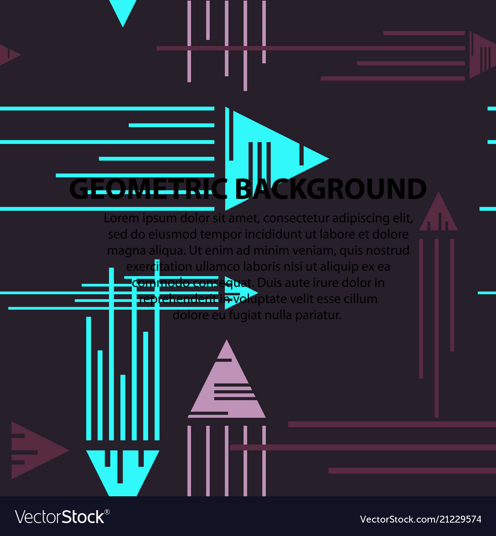 Abstract geometric pattern and background