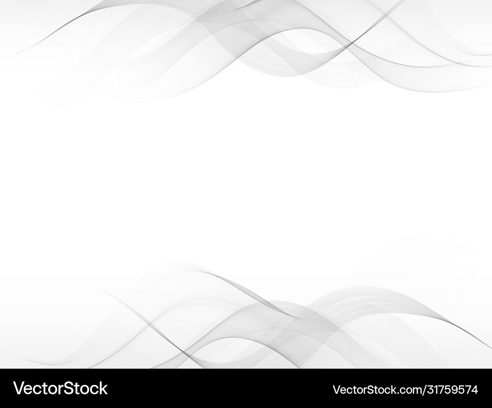 Abstract gray waving background with element Vector Image