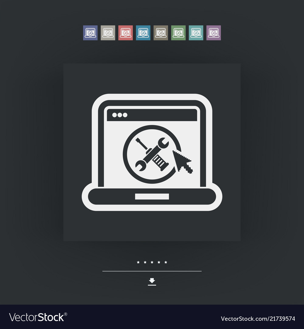 Computer setting icon