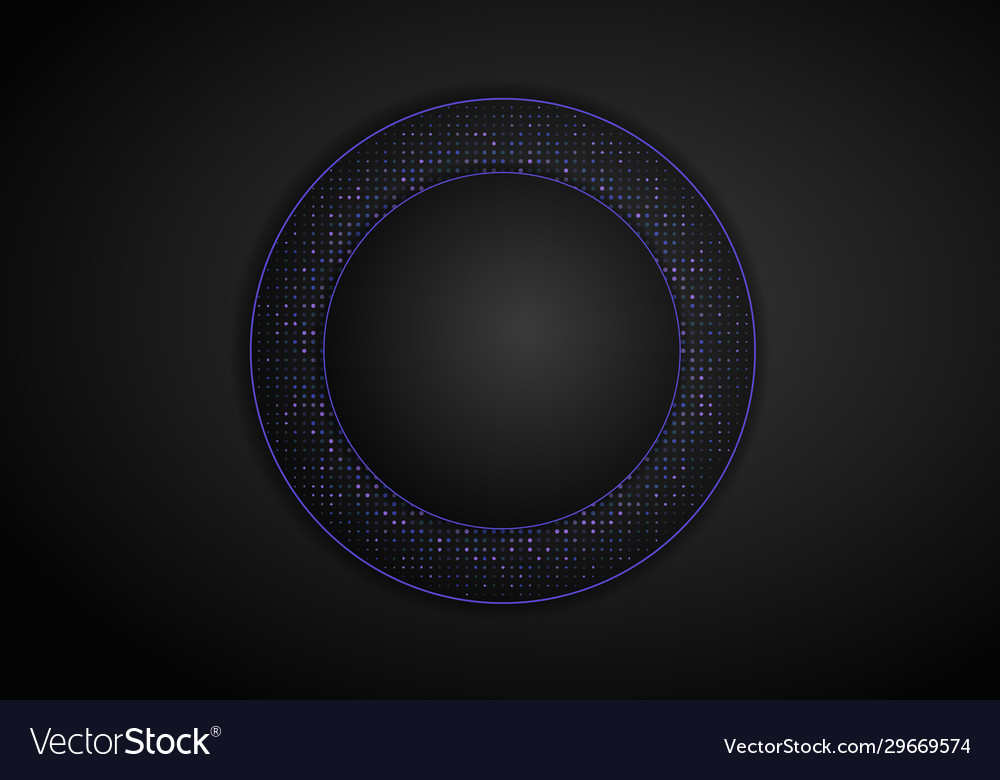 Dark abstract background with blue overlap vector image Dark abstract background with blue overlap