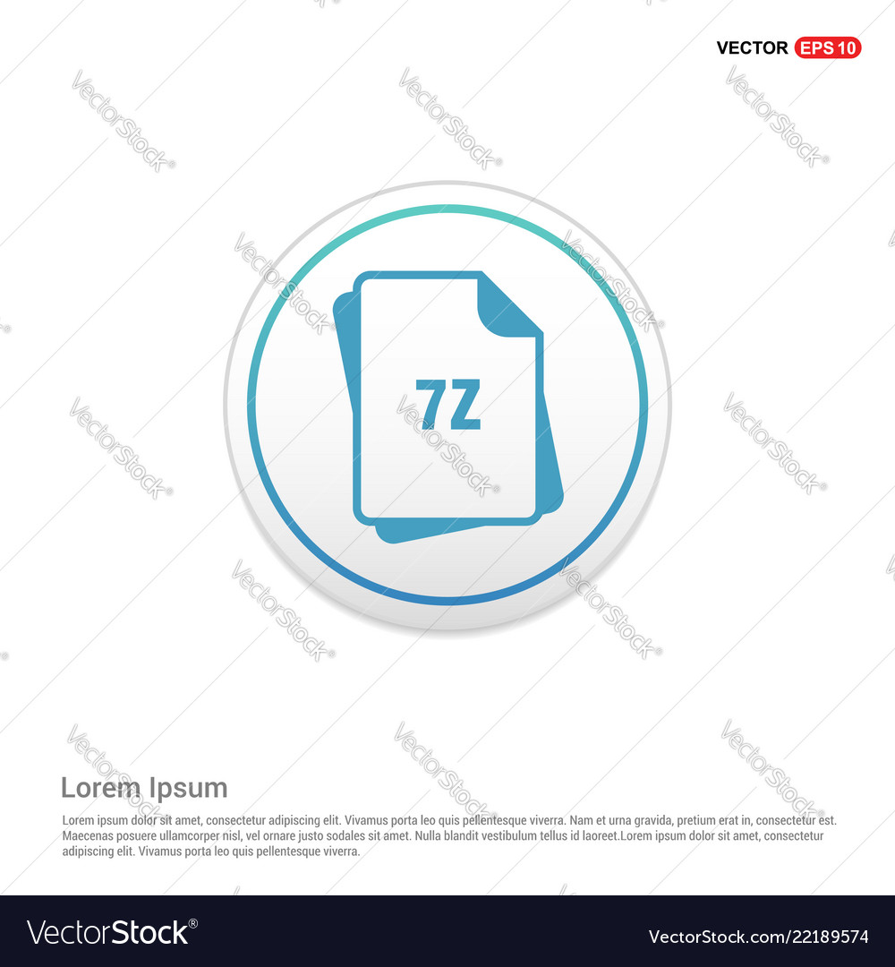 File type icons - white circle button