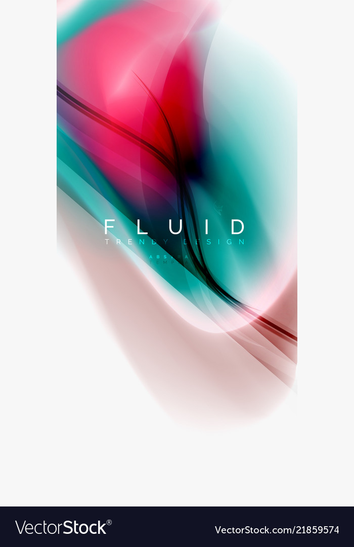 Fluid flowing wave abstract background