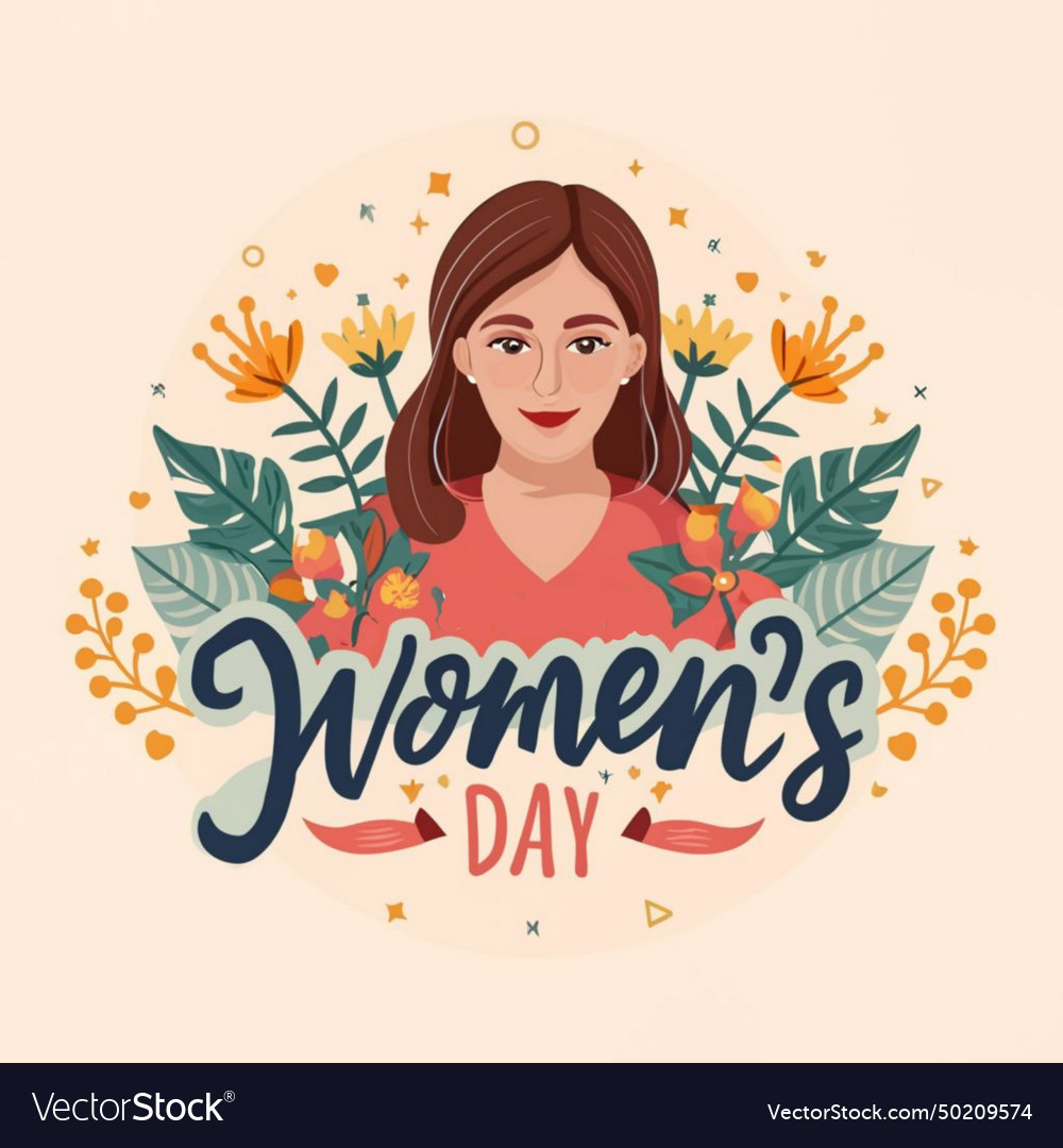 Happy international womens day of women Royalty Free Vector