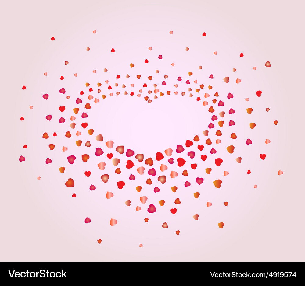 Heart background Royalty Free Vector Image - VectorStock