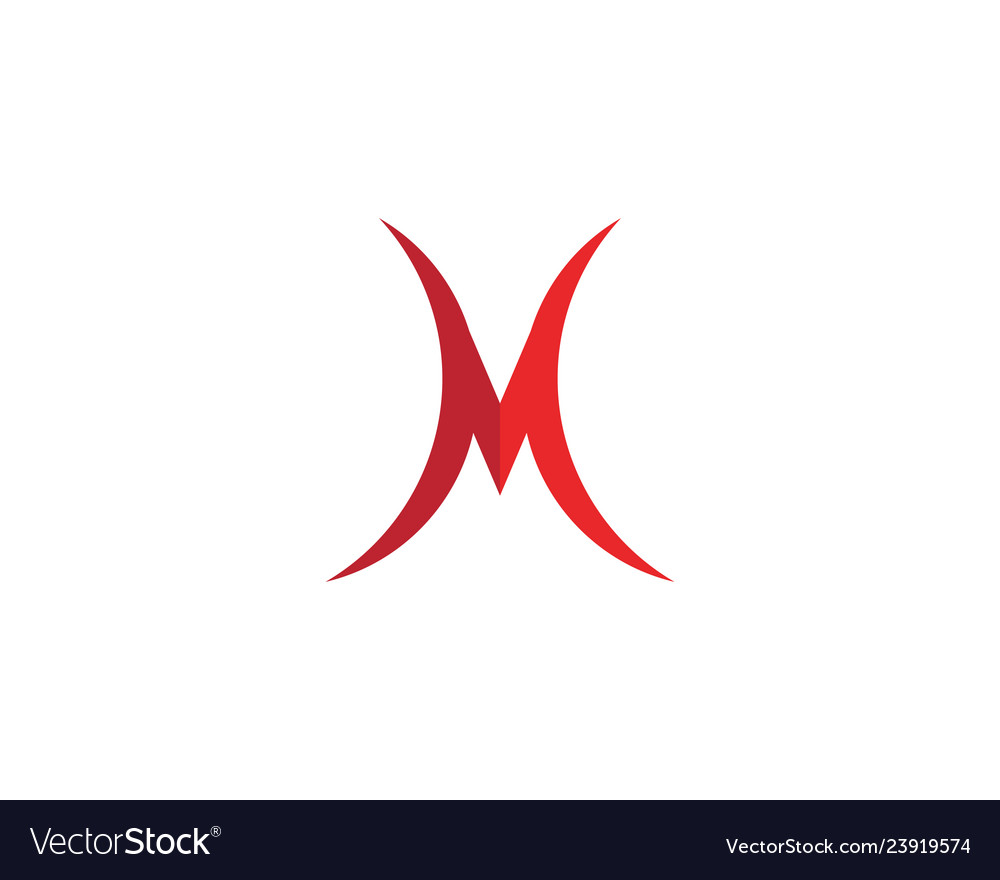 M Letter Logo Vorlage