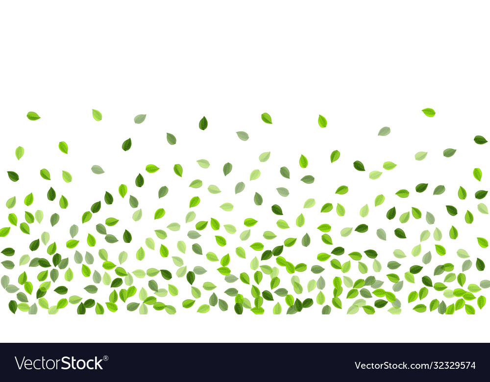 Mint greens forest pattern abstract leaf