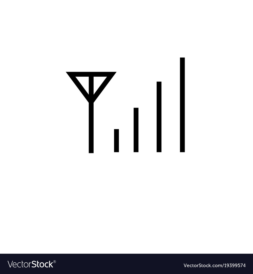 network-signal-icon-royalty-free-vector-image-vectorstock