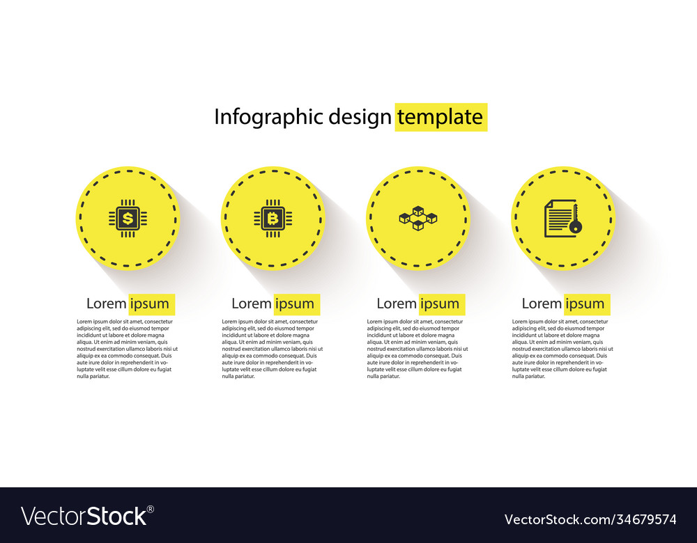 Set processor chip with dollar cpu mining farm vector image Set processor chip with dollar cpu mining farm