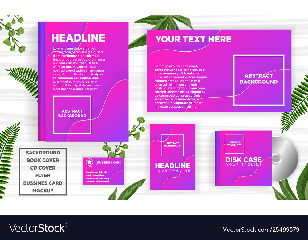 Abstract design banner web template