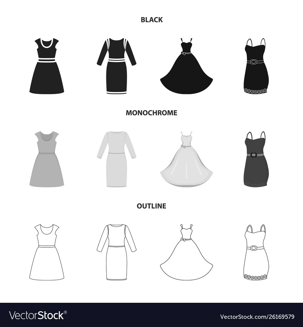 Design dress and clothes sign Royalty Free Vector Image