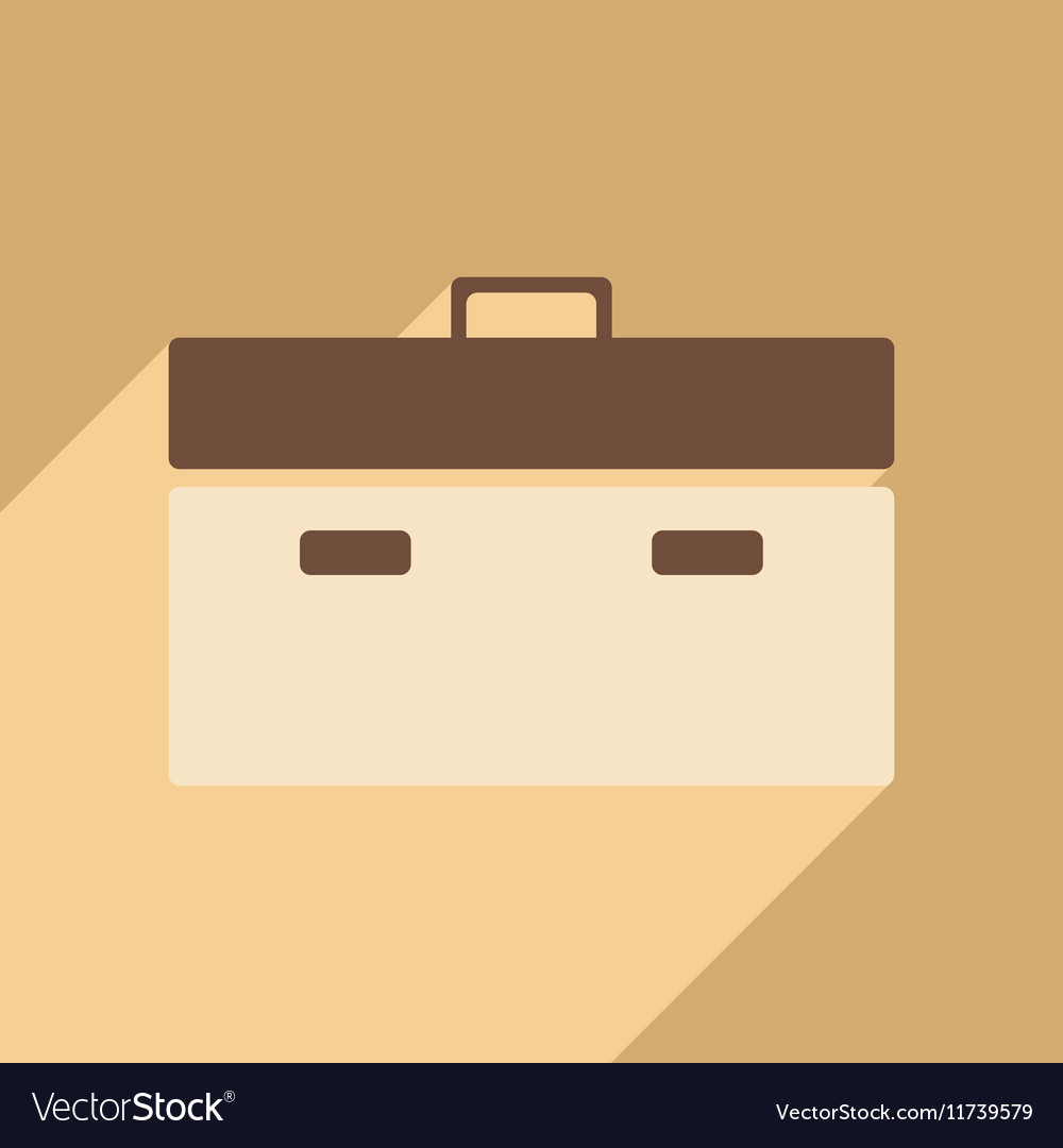 Flat with shadow icon and mobile application