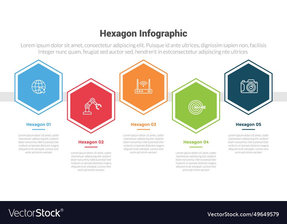 Hexagon or hexagonal honeycombs shape vector image Hexagon or hexagonal honeycombs shape