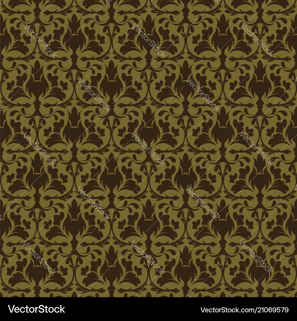 Luxury damask background Royalty Free Vector Image