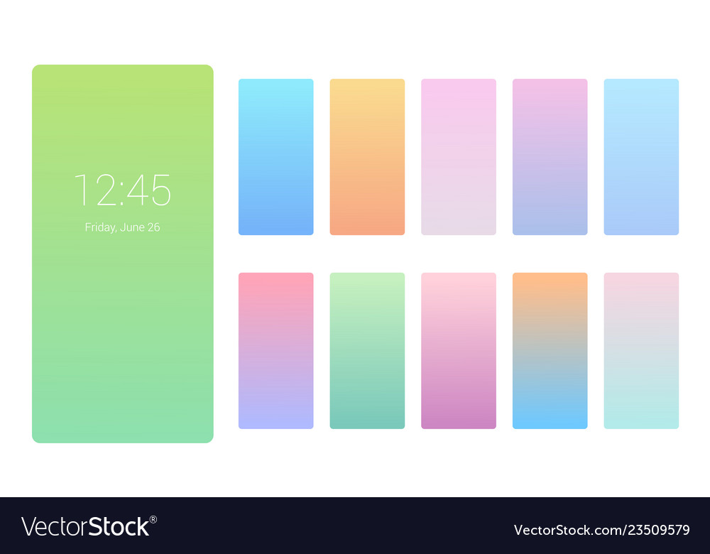 Soft color background design on screen gradient vector image Soft color background design on screen gradient