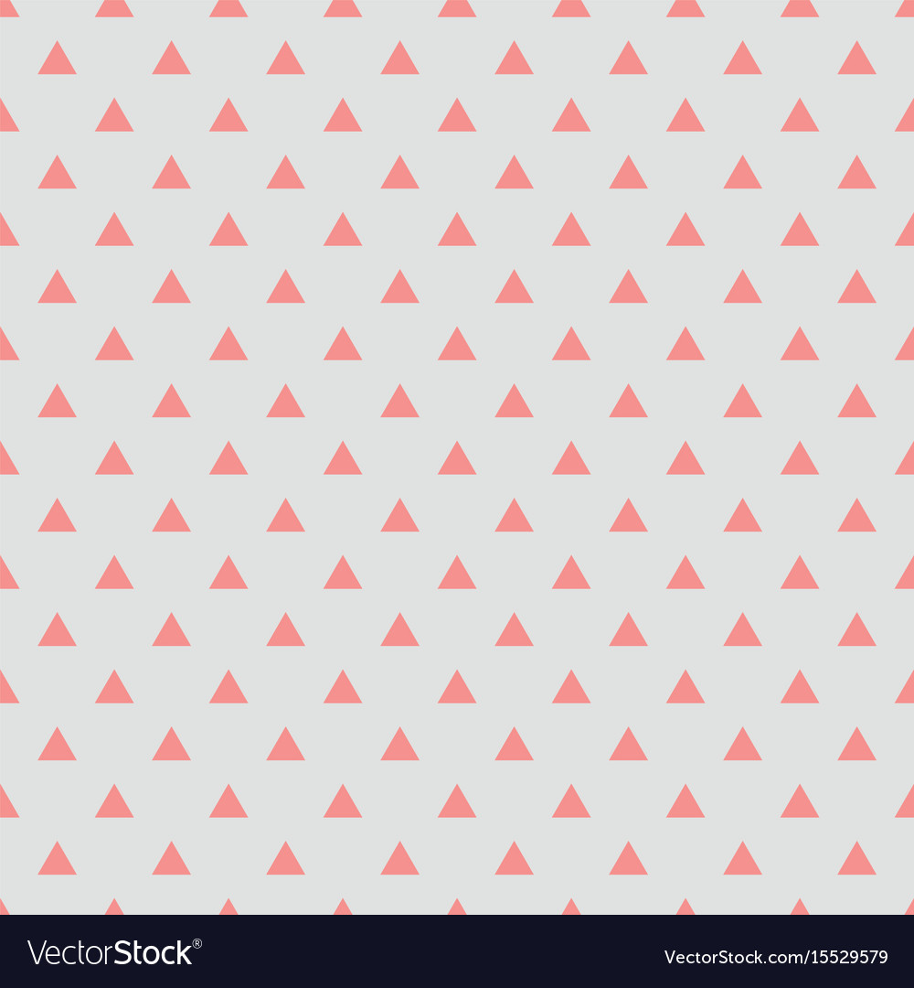 Tile pattern with pink triangles on grey