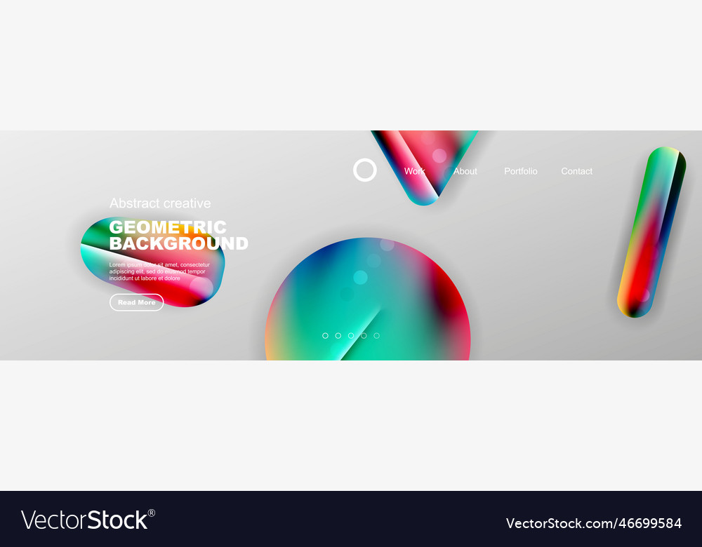 Abstract background for your landing page design