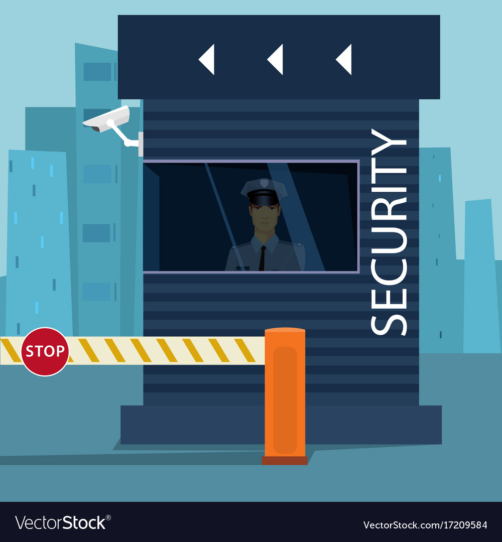 Border passport control or security checkpoint