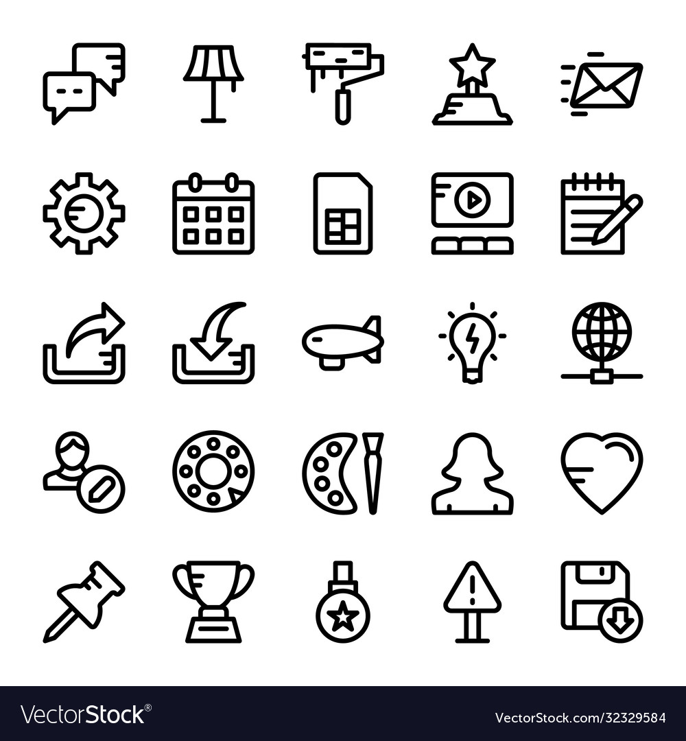 Web and user interface icons 4