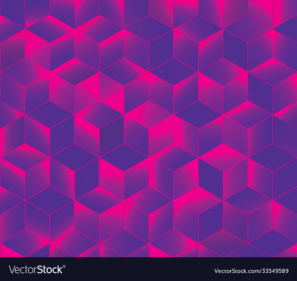 Abstract colored background with cubes vector image Abstract colored background with cubes