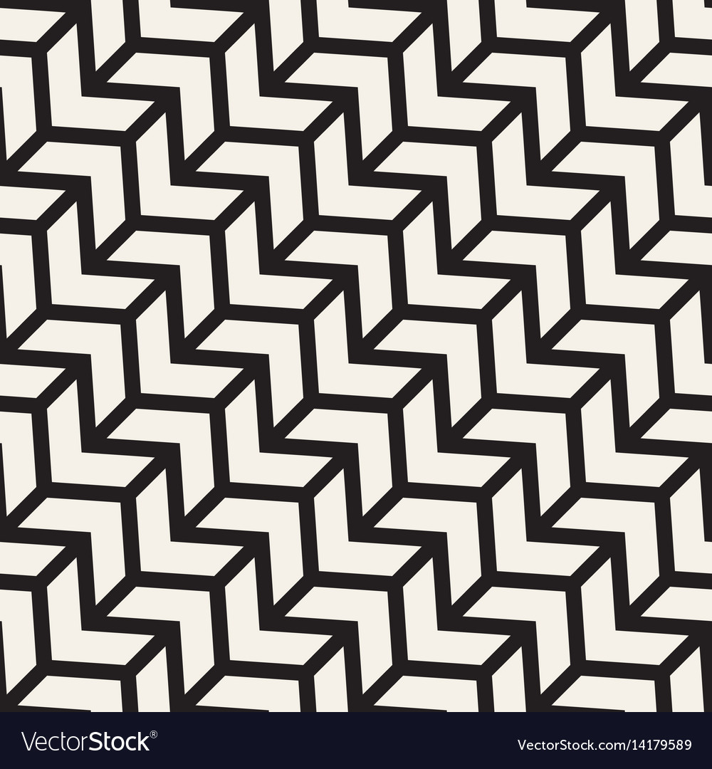 Abstract Geometric Zigzag Pattern