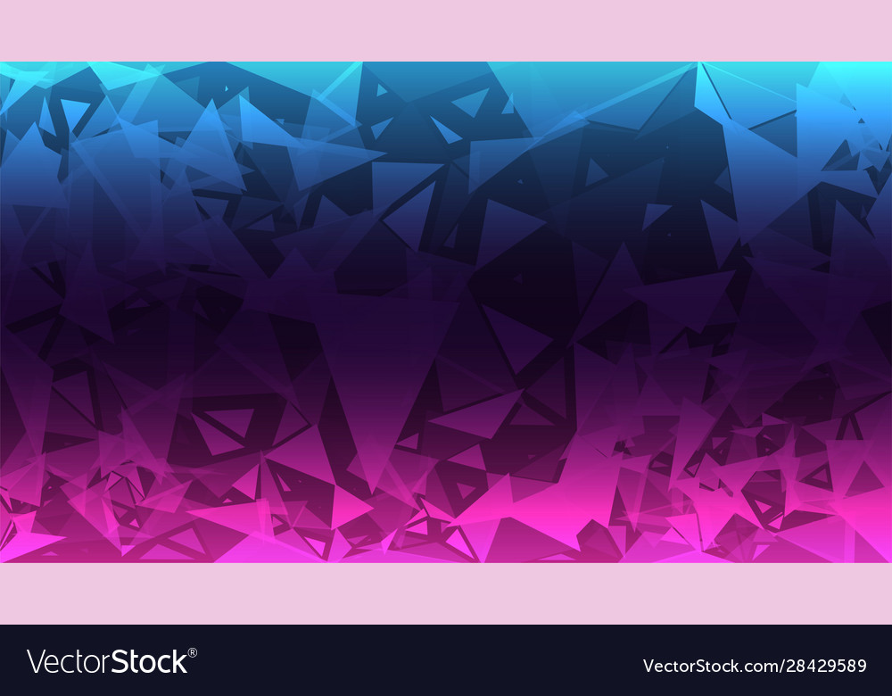 Abstraktes Dreieckmuster auf Gradienten Hintergrund vector image Abstraktes Dreieckmuster auf Gradienten Hintergrund