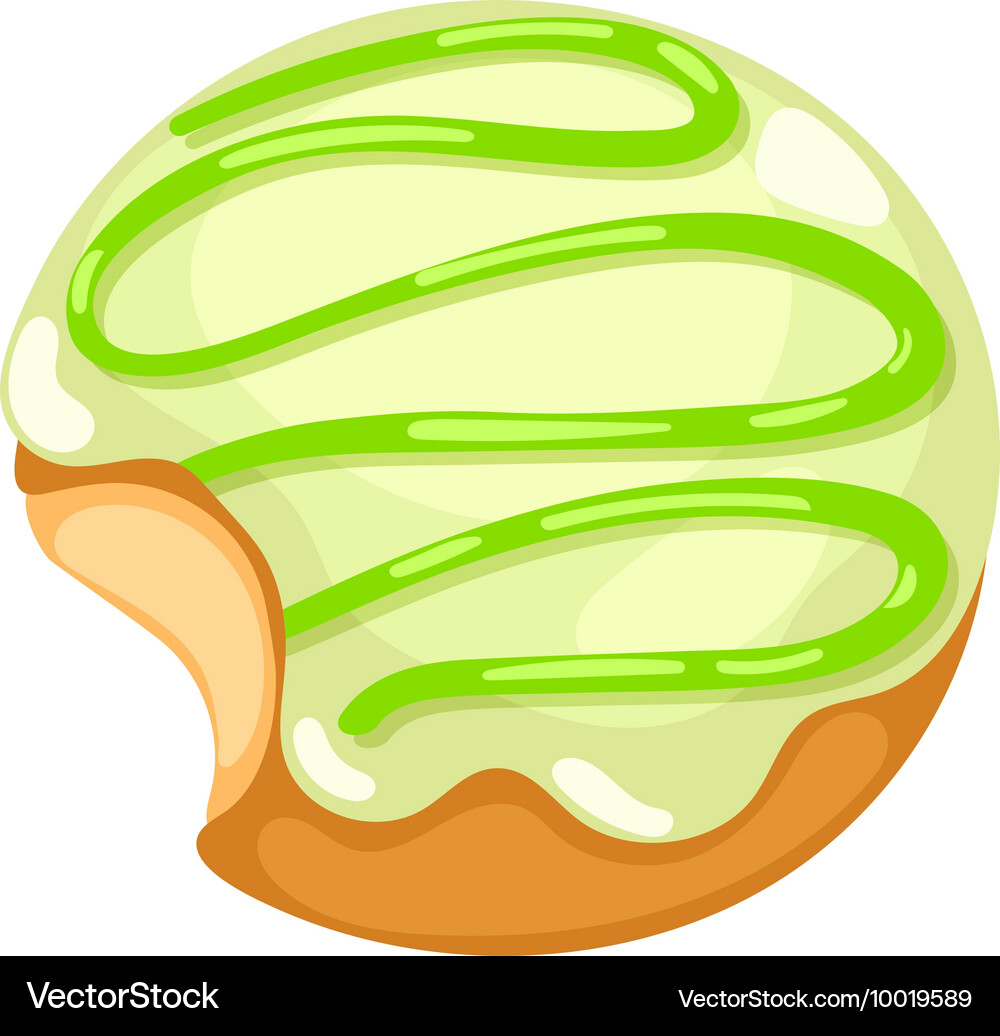 Donuts isolated Royalty Free Vector Image - VectorStock