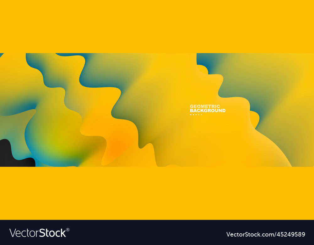Dynamic liquid waves abstract background Vector Image Dynamic liquid waves abstract background