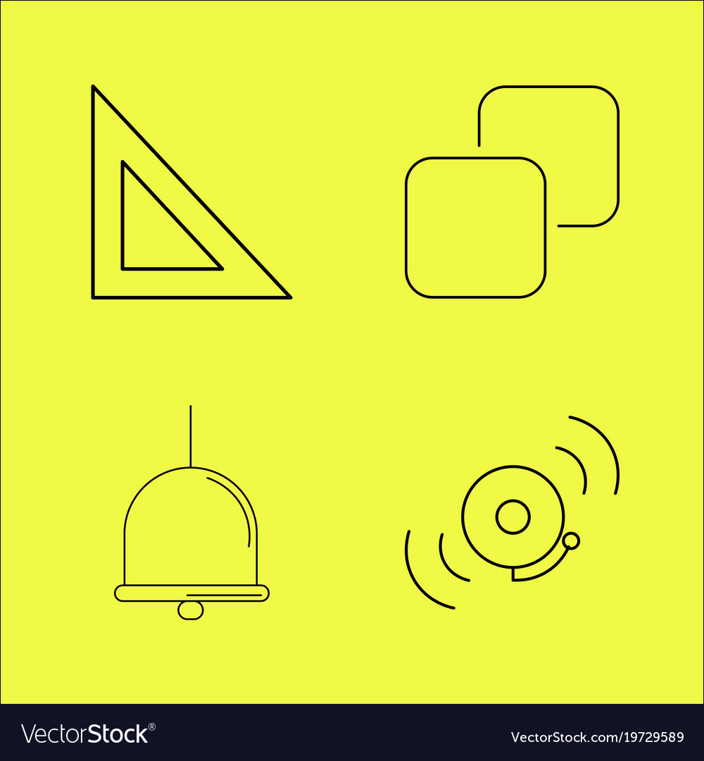 Essential linear icon set