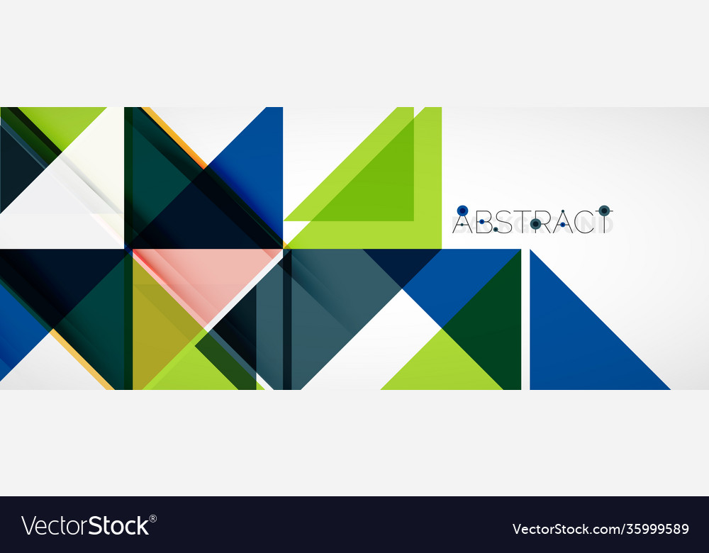 Geometric abstract background techno color vector image Geometric abstract background techno color